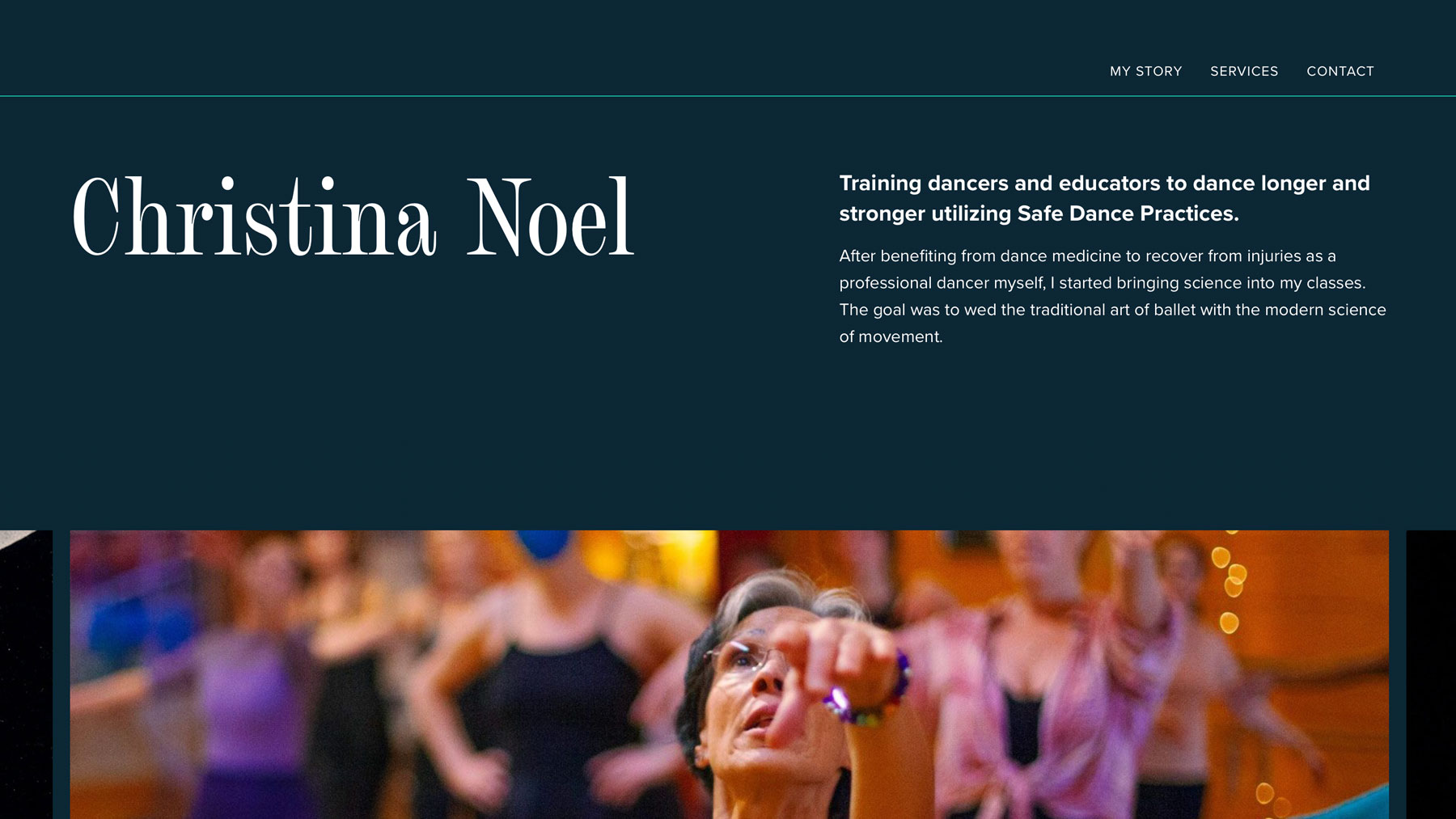Scroll rotation on homepage