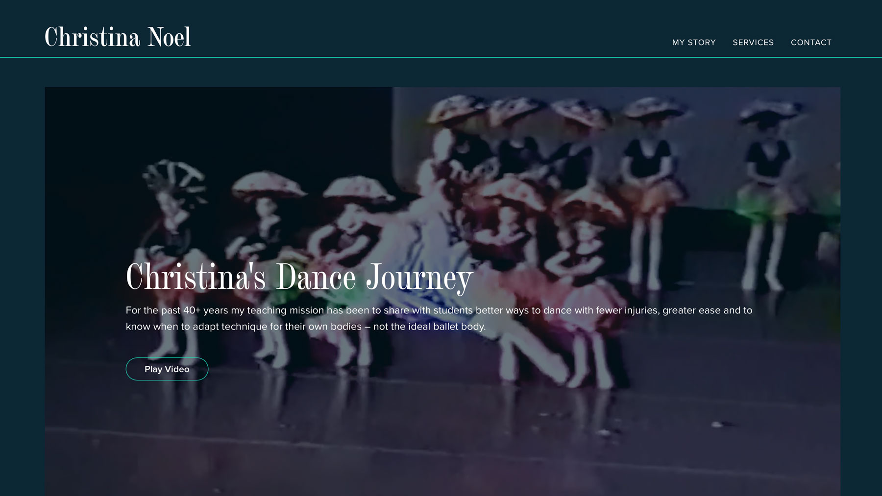Scroll rotation on homepage