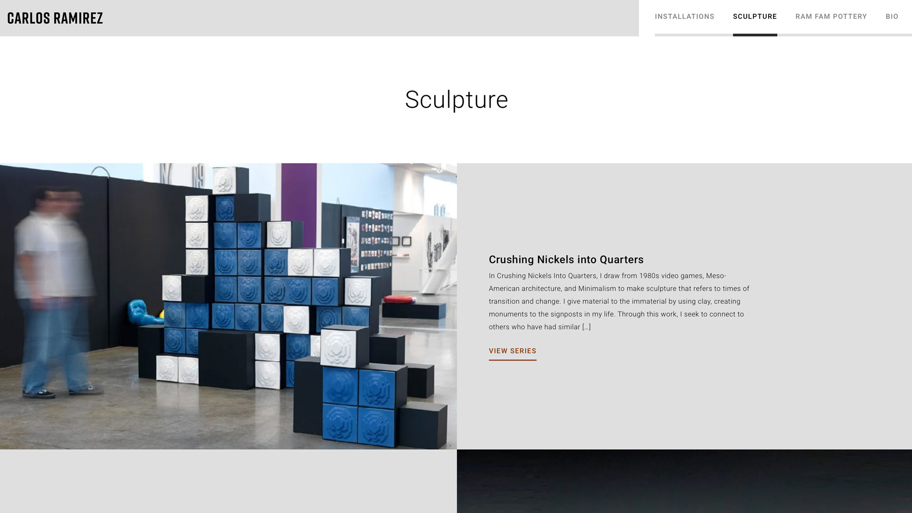Scroll rotation on homepage