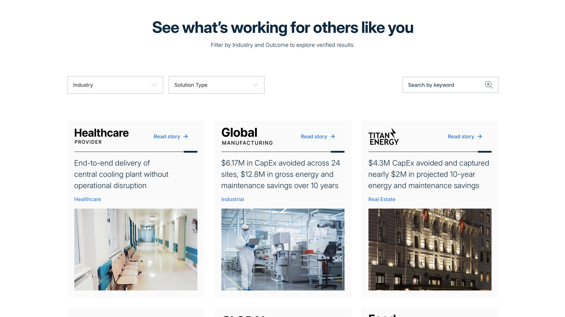 Customers site section